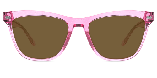 The Harper - Pink Glitter Clear Sun