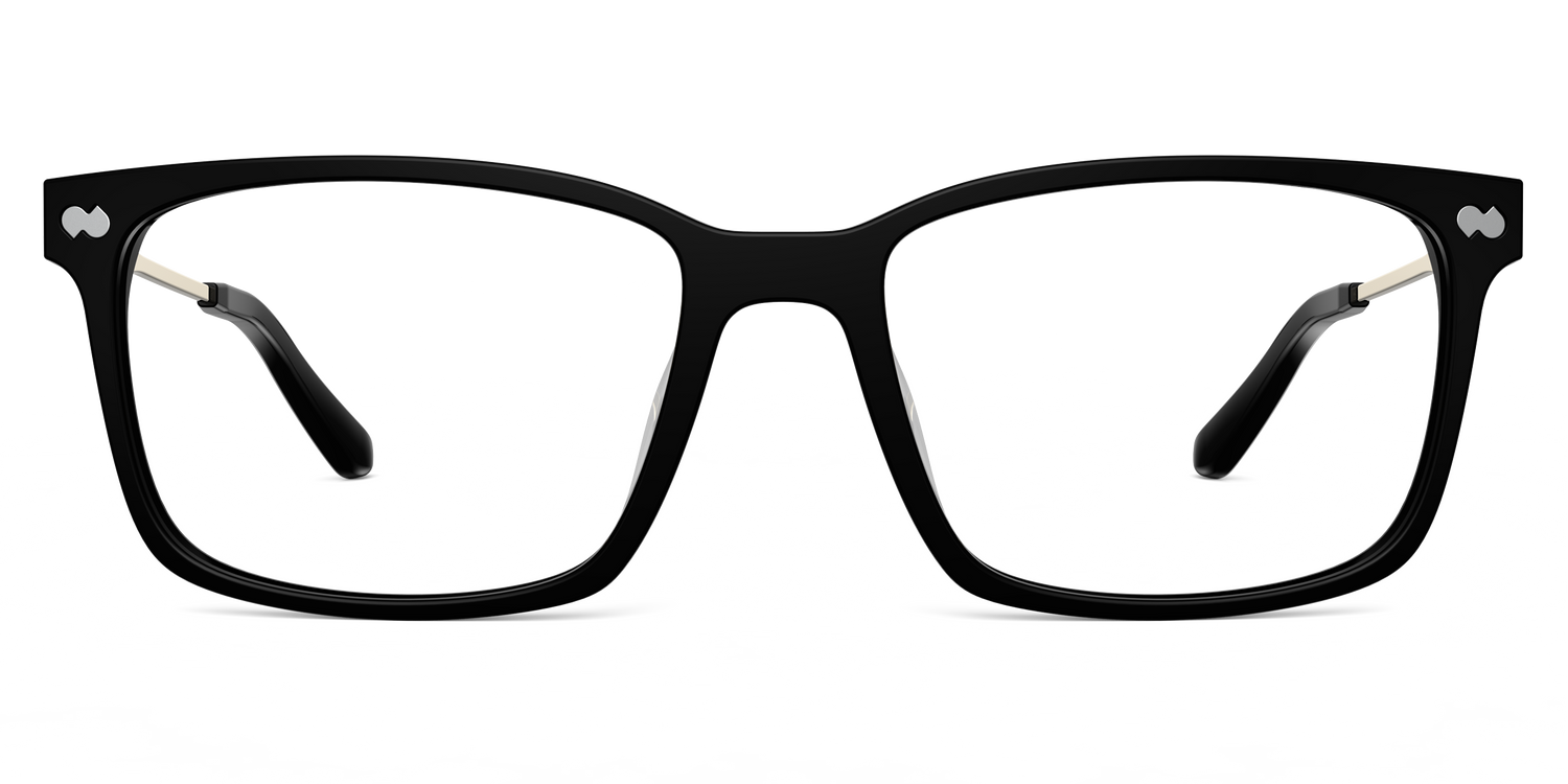 Mixed Material Black Gold Metal