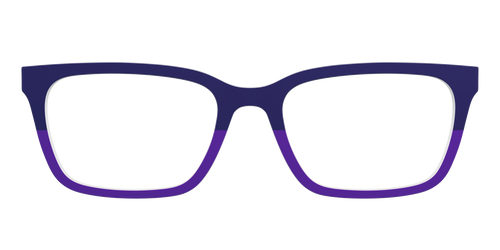 The Eggplant & Grape Split - Pair Eyewear