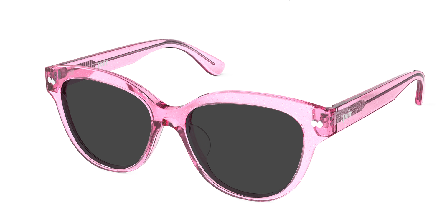 The Quinn - Pink Glitter Clear Sun