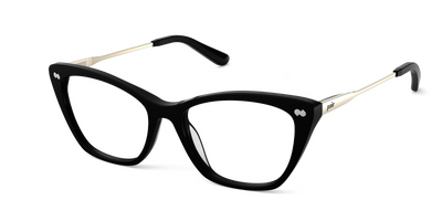 Mixed Material Black Gold Metal