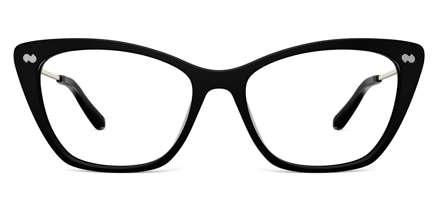 Mixed Material Black Gold Metal