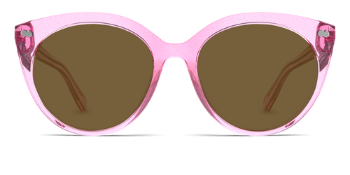 The Zuri - Pink Glitter Clear Sun