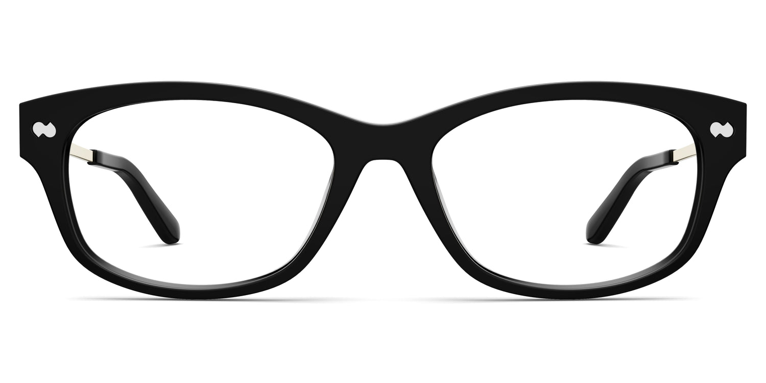 The Addison - Black Acetate Gold Metal