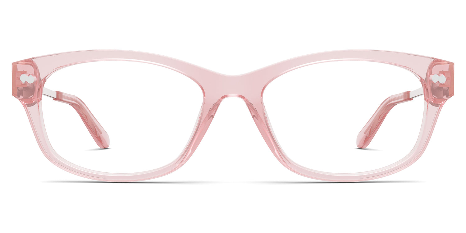 The Addison - Pink Clear Acetate Rose Gold Metal