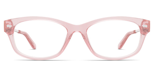 The Addison - Pink Clear Acetate Rose Gold Metal