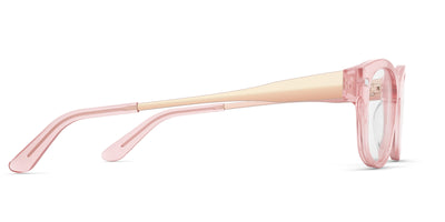The Addison - Pink Clear Acetate Rose Gold Metal