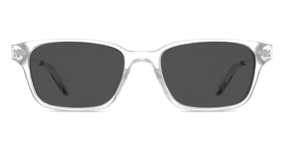 The Finley - Mixed Material Crystal Clear Silver Metal Sun