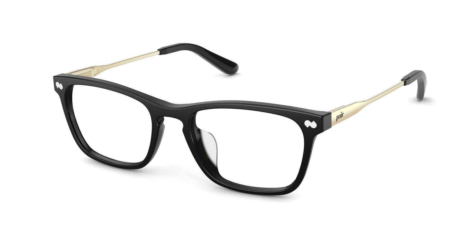 The Casper - Black Acetate Gold Metal