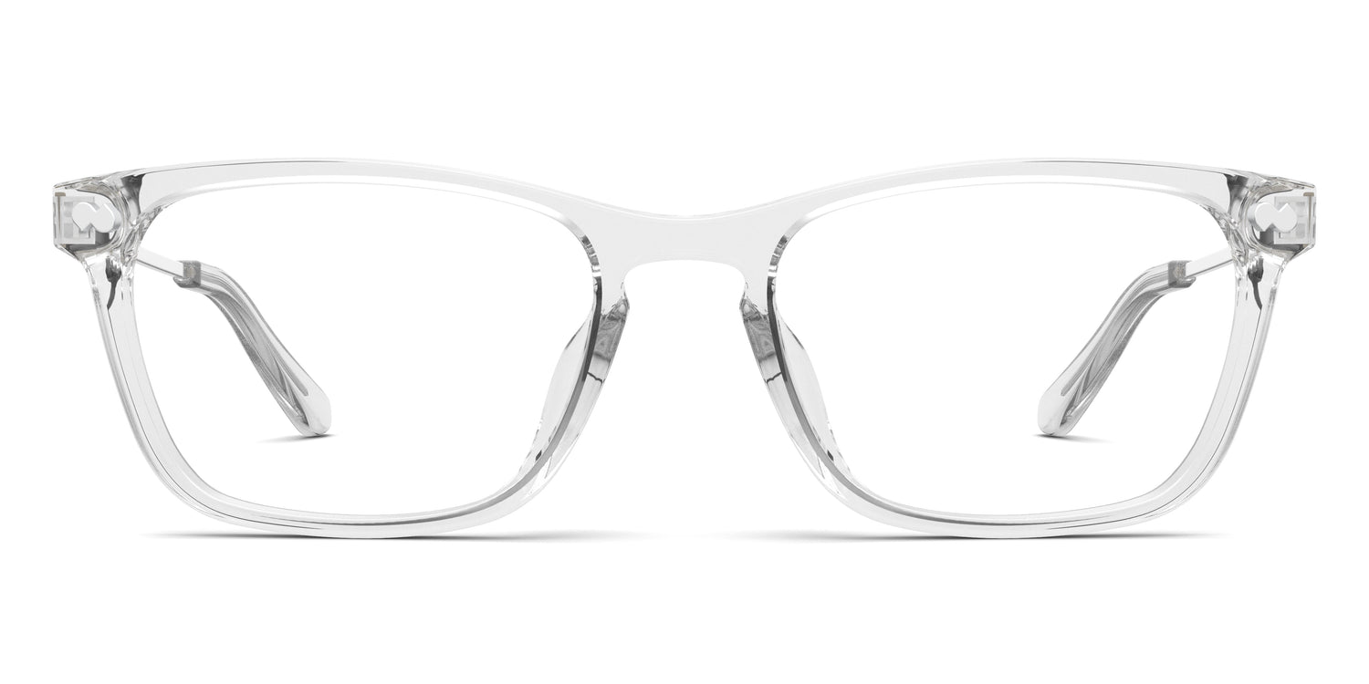 The Casper - Crystal Clear Acetate Silver Metal