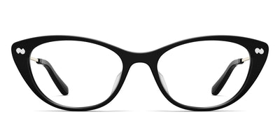 The ella - Black Acetate Gold Metal