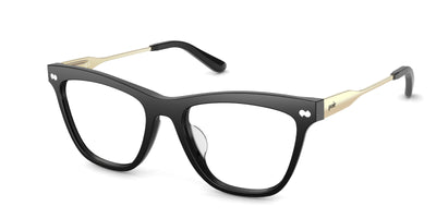 The Harper - Black Acetate Gold Metal