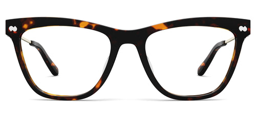 The Harper - Tortoise Acetate Gold Metal