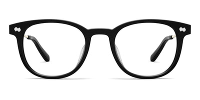 The Reese - Black Acetate Gold Metal