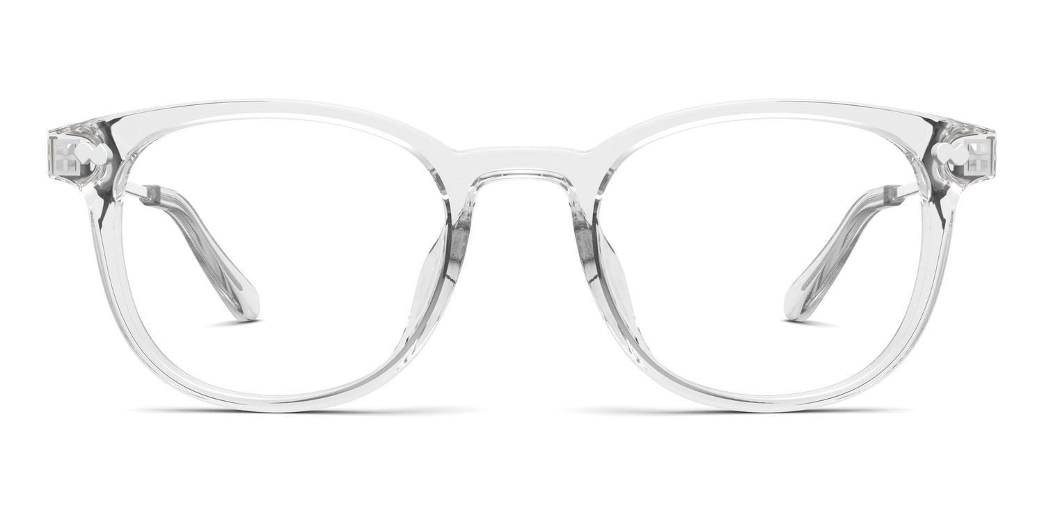 The Reese - Crystal Clear Acetate Silver Metal