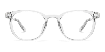 The Reese - Crystal Clear Acetate Silver Metal