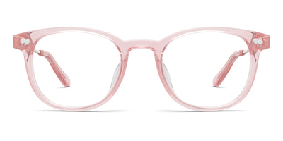 The Reese - Pink Clear Acetate Rose Gold Metal
